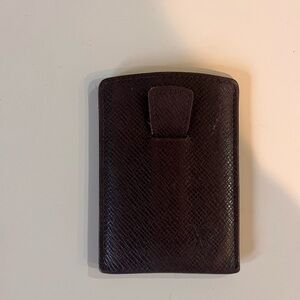 Louis Vuitton brown card holder